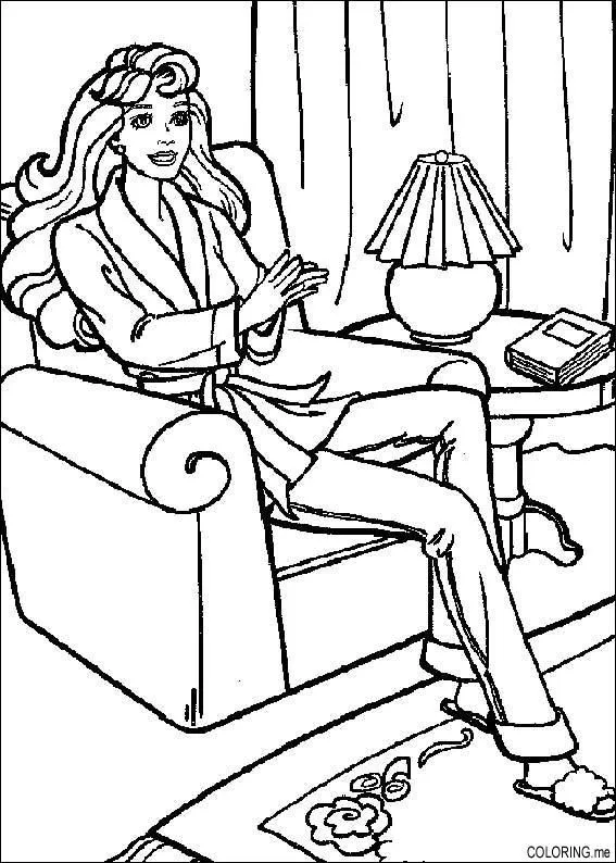 Barbie Bedroom Coloring Pictures | Modern House Decorating Design ...
