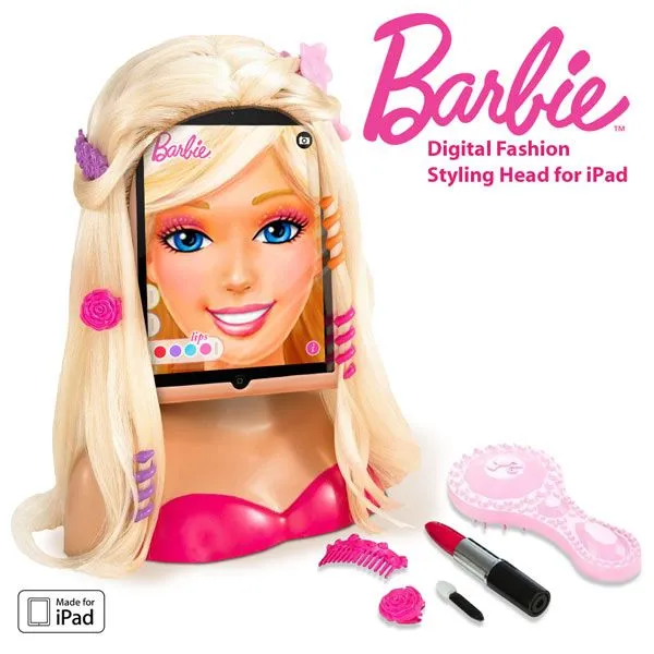 Barbie Digital Fashion Styling Head for iPad | GeekAlerts Barbie Digital Fashion Styling Head for iPad | GeekAlerts