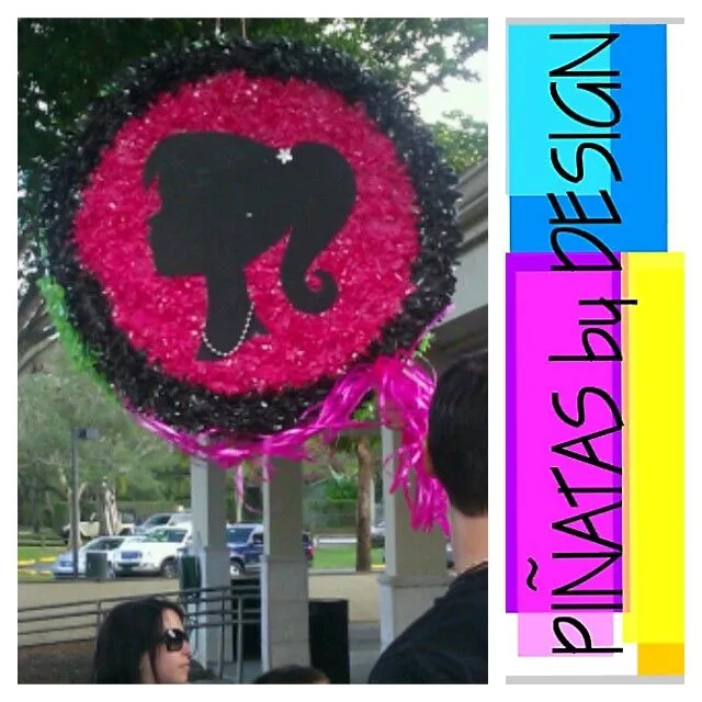 Custom Pinata - Barbie silhouette pinata | Pinatas | Pinterest ... Custom Pinata - Barbie silhouette pinata | Pinatas | Pinterest ...