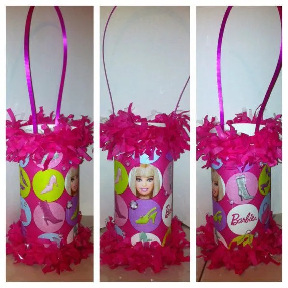 Barbie Mini Pinata Party Favor/Goodie Bag by KrystalsPinatas ... Barbie Mini Pinata Party Favor/Goodie Bag by KrystalsPinatas ...