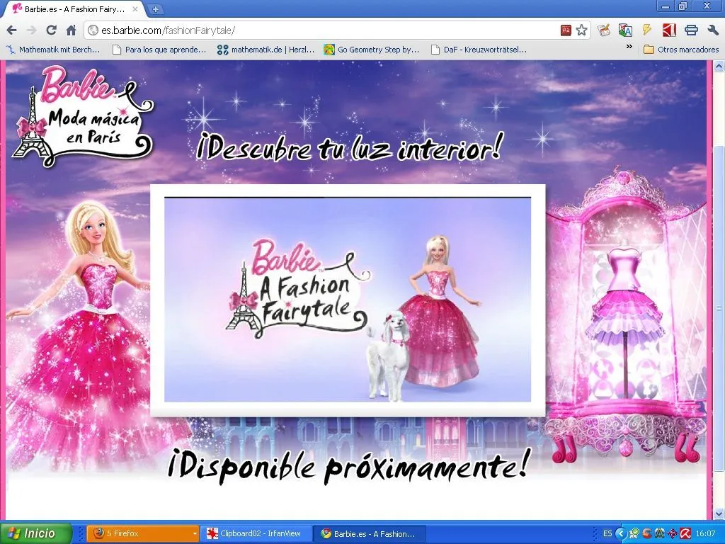 Barbie en la Princesa y la Cantante: La web de Barbie Moda Mágica ...
