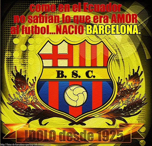 BARCELONA SPORTING CLUB IDOLO GUAYAQUIL ECUADOR POSTERS DEL ESCUDO ...
