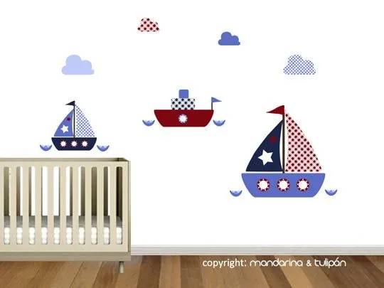 Cojines con motivos marineros — Habitaciones Tematicas