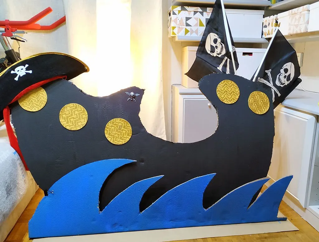 Cómo hacer un barco pirata de cartón para niños ¡Muy fácil!