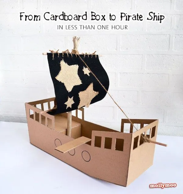 6 manualides infantiles ¡de piratas!