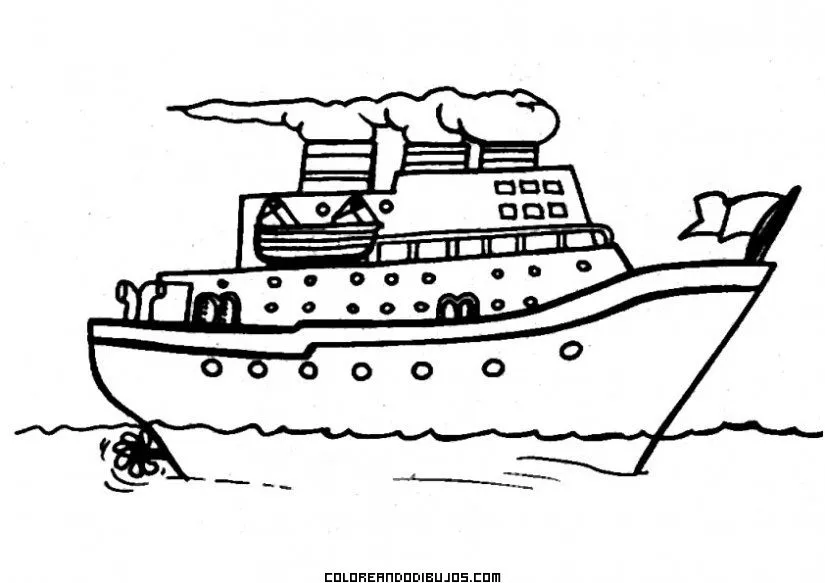 Barco de vapor infantil