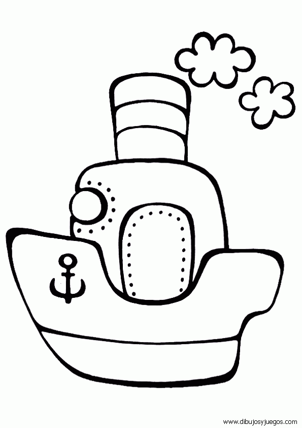 Barcos para colorear infantiles - Imagui