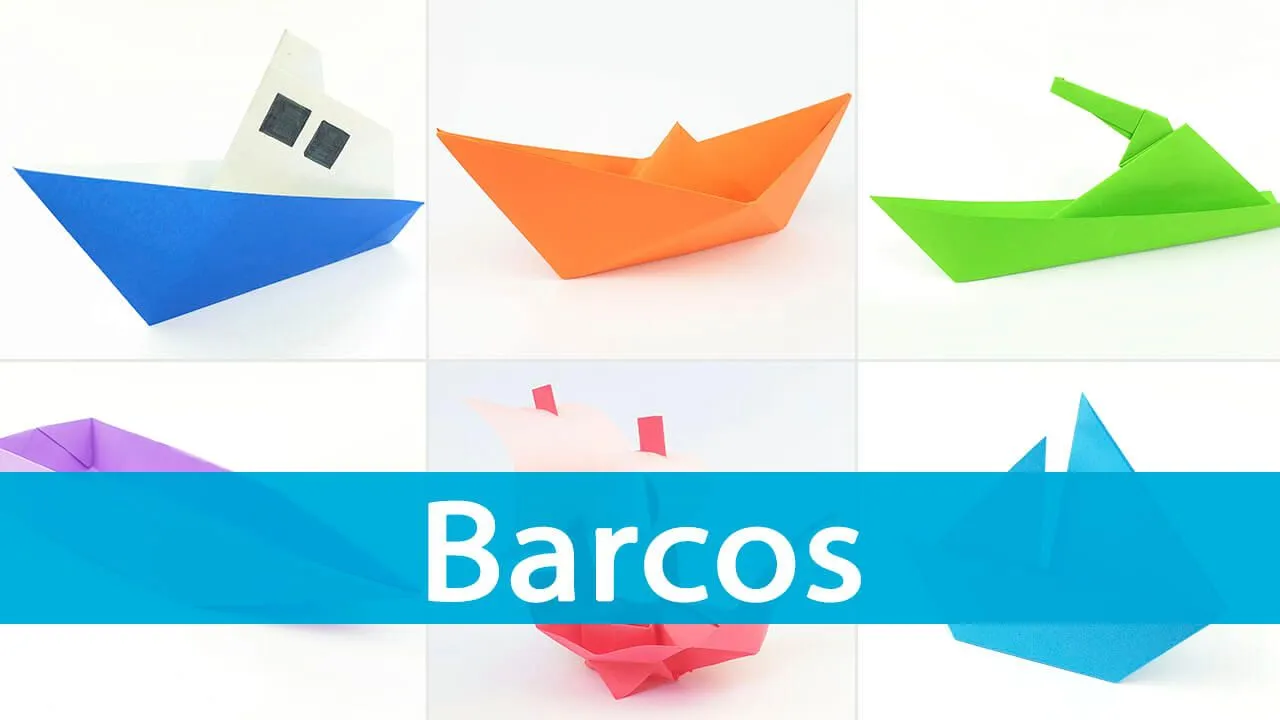 Los 6 BARCOS DE PAPEL más fáciles ¡Paso a paso! - Origami Fácil Los 6 BARCOS DE PAPEL más fáciles ¡Paso a paso! - Origami Fácil