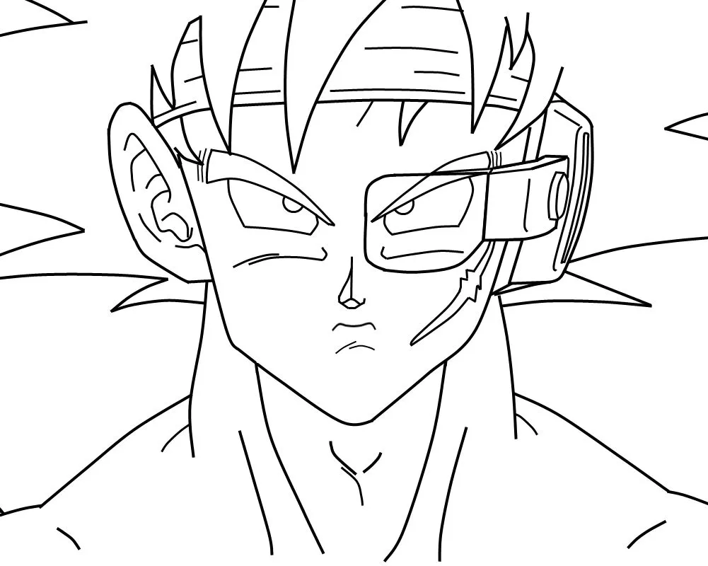 Bardock_CloseUp_WIP by carapau on DeviantArt