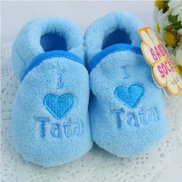 Bargaineer bebé recién nacido bordado de Coral polar zapatos de ...