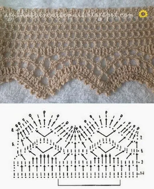 BARRA DE CROCHE - JOANA ❥Teresa Restegui http://www.pinterest.com ... BARRA DE CROCHE - JOANA ❥Teresa Restegui http://www.pinterest.com ...