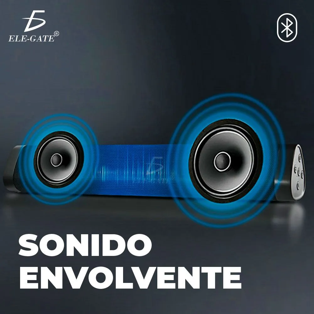 Barra de Sonido Estéreo Bluetooth 5.0 Inalámbrico con Subwoofer - ELE-GATE Barra de Sonido Estéreo Bluetooth 5.0 Inalámbrico con Subwoofer - ELE-GATE