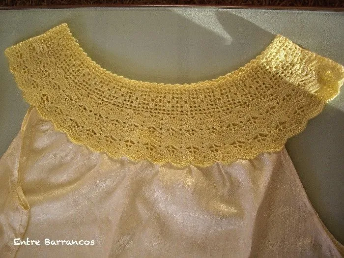 Entre Barrancos (MANUALIDADES): Camisón de ganchillo ( Entre Barrancos (MANUALIDADES): Camisón de ganchillo (