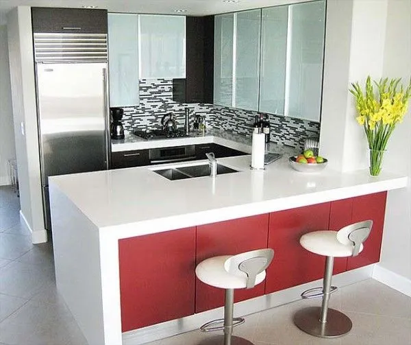Barras de bar para cocinas pequeñas