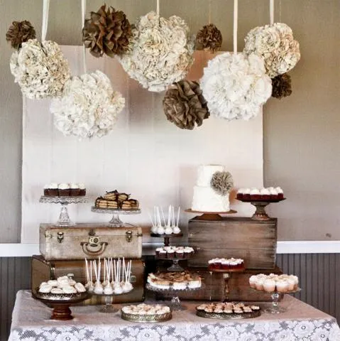 Mesas de dulces para bodas df - Imagui
