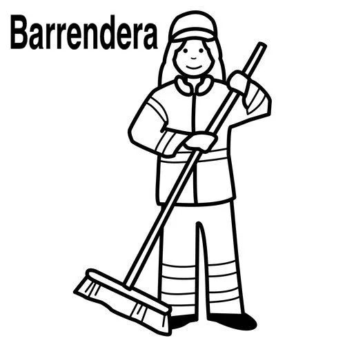 DIBUJOS PARA PINTAR DE BARRENDEROS Y BARRENDERAS DIBUJOS PARA PINTAR DE BARRENDEROS Y BARRENDERAS