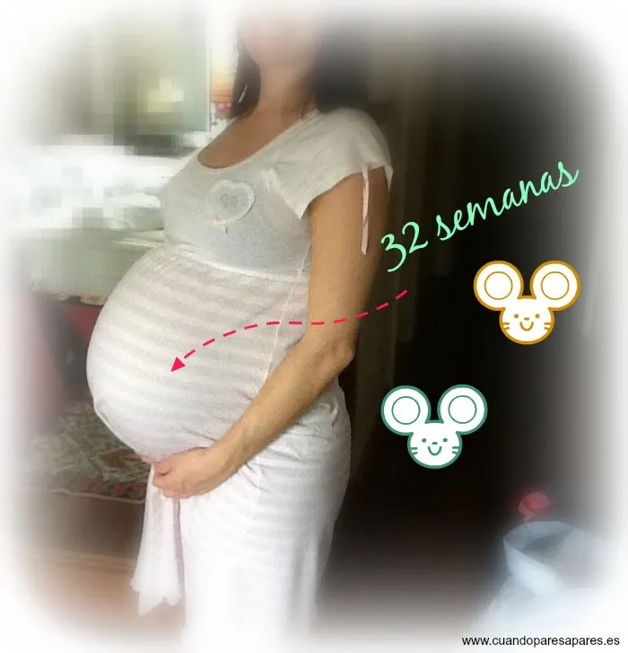 Barriga en el embarazo gemelar - Cuando Pares a Pares Barriga en el embarazo gemelar - Cuando Pares a Pares