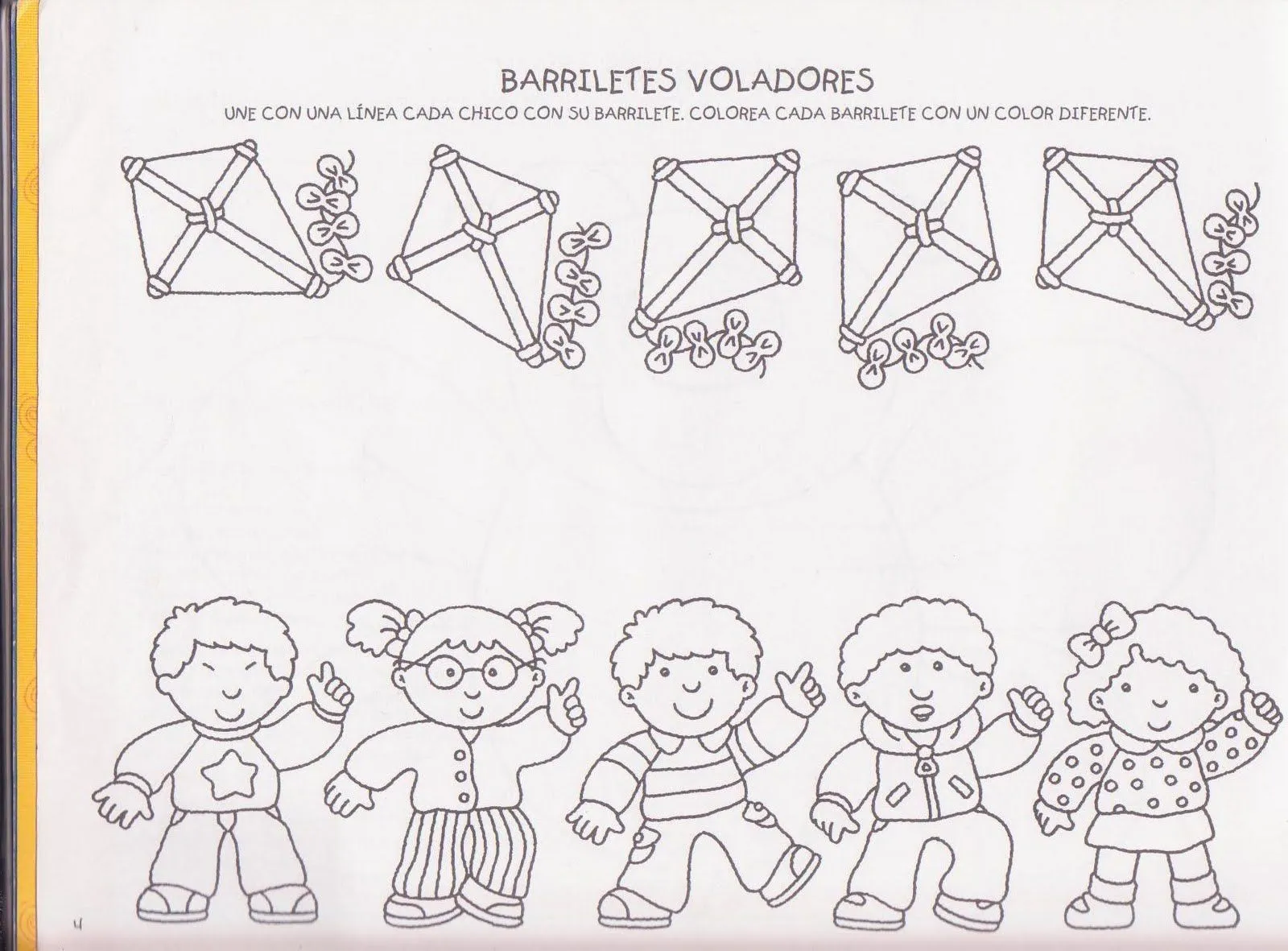 Barriletes para colorear - Imagui