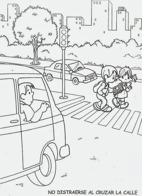 EL BARRIO DE MI COLE: NORMAS DE EDUCACIÓN VIAL PARA COLOREAR EL BARRIO DE MI COLE: NORMAS DE EDUCACIÓN VIAL PARA COLOREAR