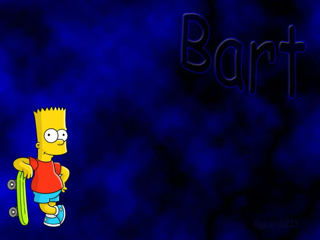 FONDOS DE LOS SIMPSON: bart simpsons