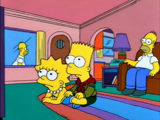 Bart, los dibujos animados no tienen por que ser... - Mr. Simpson web