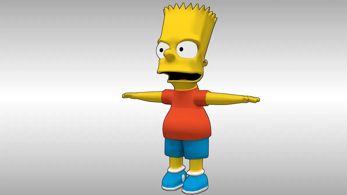 Bart Simpson 3d by MattGraeme on DeviantArt