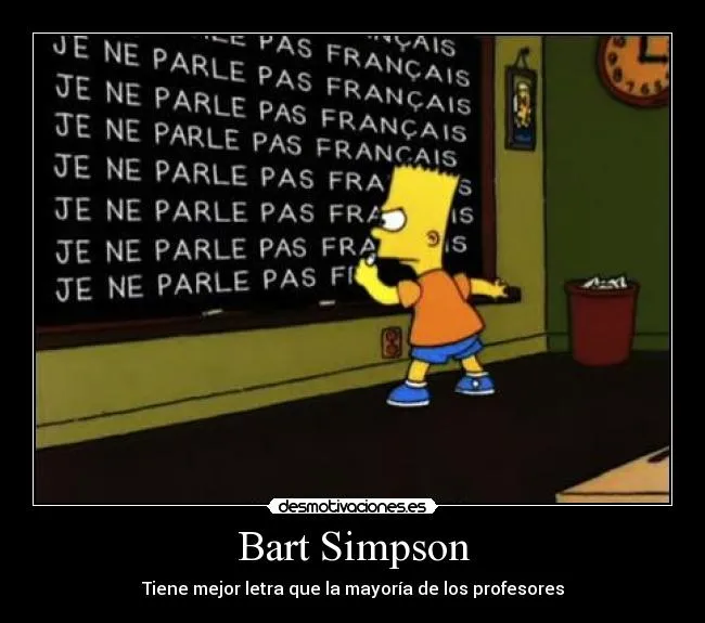 Bart Simpson | Desmotivaciones