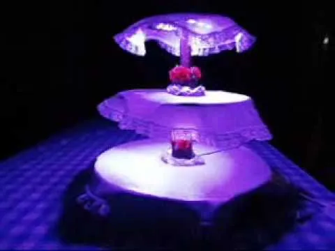 Base para pasteles y postres con iluminación LED - YouTube