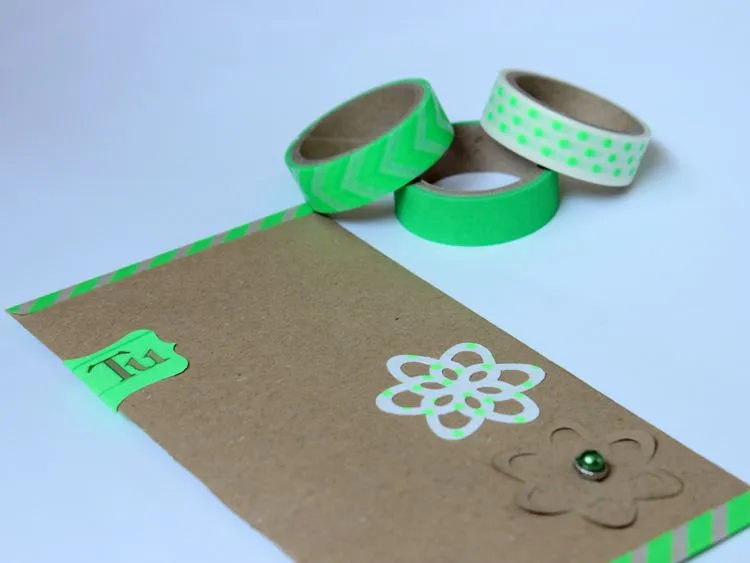 BASICCREA BLOG: Sobres decorados con Masking Tape