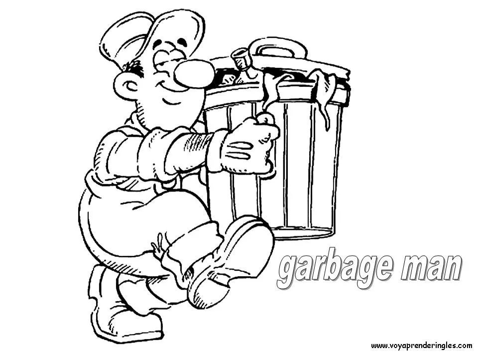 el basurero Colouring Pages