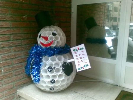 Basurillas » Blog Archive » Cómo hacer un muñeco de nieve con ... Basurillas » Blog Archive » Cómo hacer un muñeco de nieve con ...
