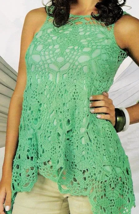 Blusa bata crochet - Imagui