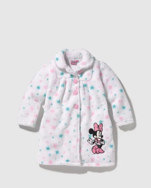 Bata de niña de estrellas y bordado Minnie · Cotton Juice · Moda ... Bata de niña de estrellas y bordado Minnie · Cotton Juice · Moda ...