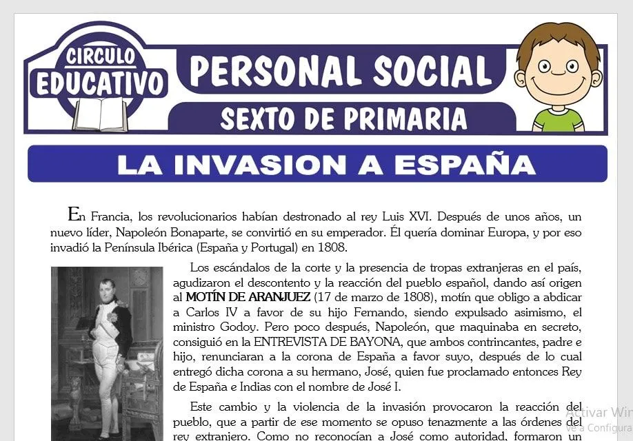 La Batalla de Junin para Sexto de Primaria – Fichas GRATIS La Batalla de Junin para Sexto de Primaria – Fichas GRATIS