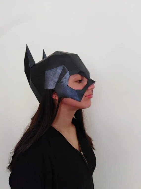 BATGIRL / GATUBELA MASK halloween - Etsy México BATGIRL / GATUBELA MASK halloween - Etsy México