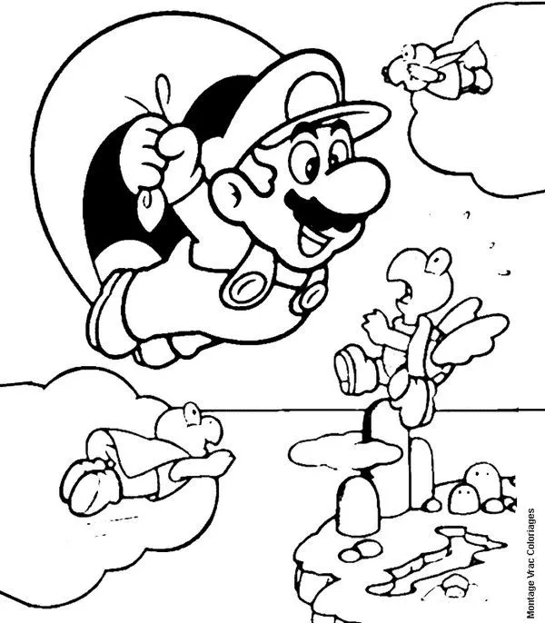 Baú da Web: Desenhos do Super Mario Bros e sua turma para colorir Baú da Web: Desenhos do Super Mario Bros e sua turma para colorir