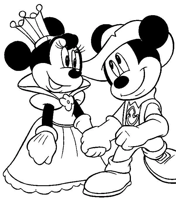 Baú da Web: Desenhos da Minnie Mouse para colorir