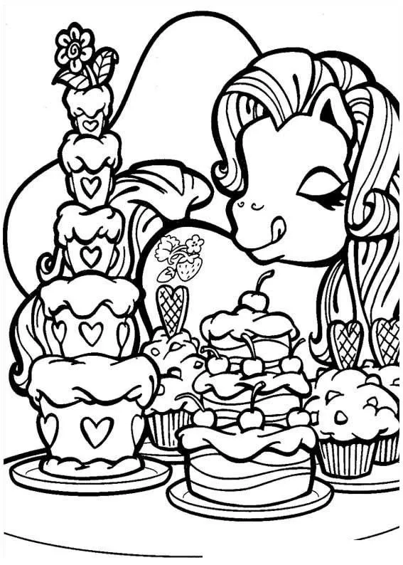 Baú da Web: Desenhos My Little Pony para Colorir