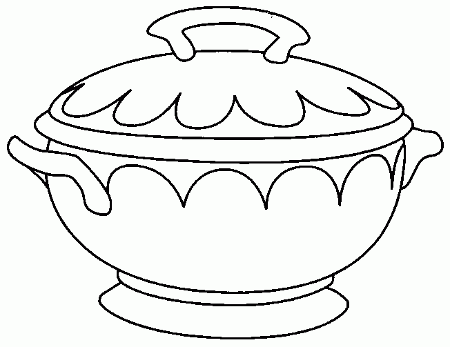 Baú da Web: Desenhos de objetos de cozinha para colorir Baú da Web: Desenhos de objetos de cozinha para colorir