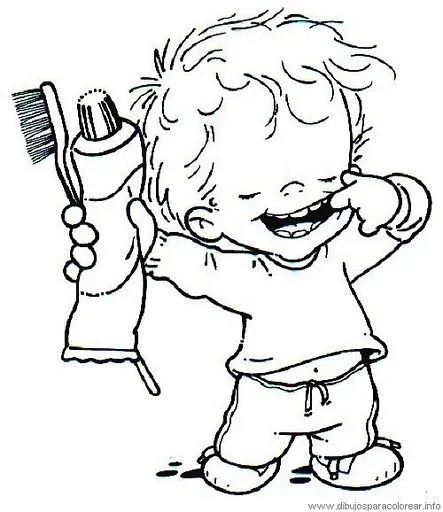 BAÚL DE COLOREAR: Colorear "Cepillado de dientes" BAÚL DE COLOREAR: Colorear "Cepillado de dientes"