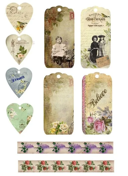 MI BAUL DEL DECOUPAGE: ALGUNAS JOYAS VINTAGE.