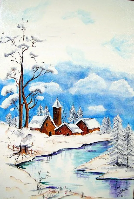 MI BAUL DEL DECOUPAGE: DIAS DE NIEVE...