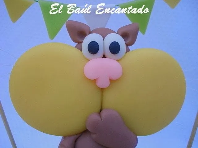 EL BAUL ENCANTADO: Decoración para Torta: GATURRO