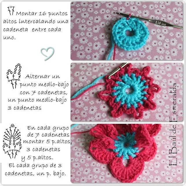 El baúl de Esmeralda ♥♥♥: TUTORIAL: Mariposa de ganchillo El baúl de Esmeralda ♥♥♥: TUTORIAL: Mariposa de ganchillo