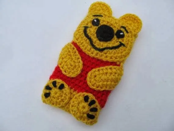 Porta celulares tejidos a crochet - Imagui