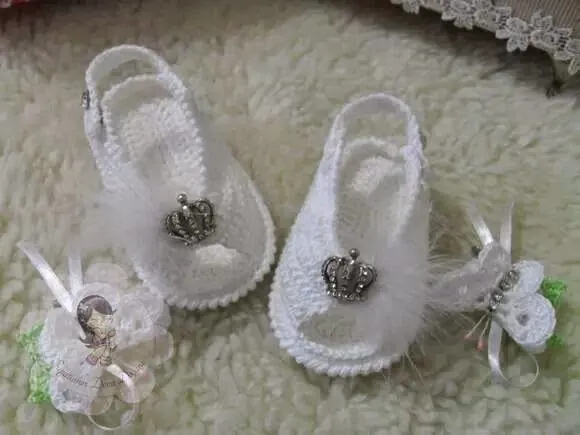 Mi baúl de Inspiraciones : Zapatitos tejidos