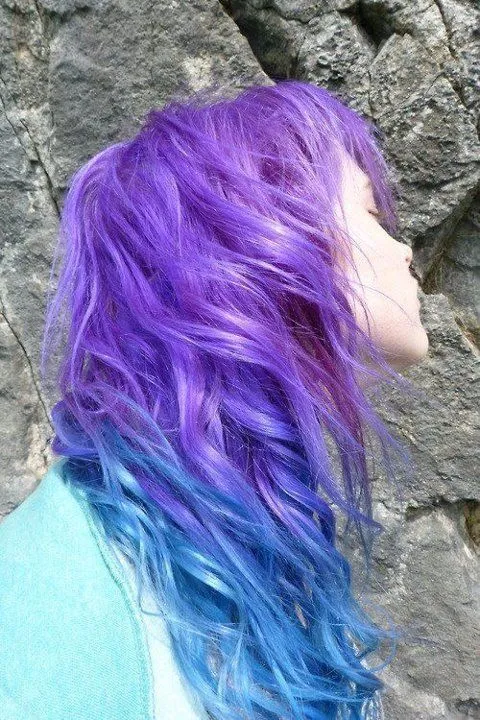El baul de marcela: cabello:MORADO/LILA!!
