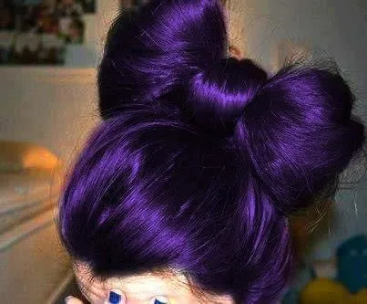 El baul de marcela: cabello:MORADO/LILA!!