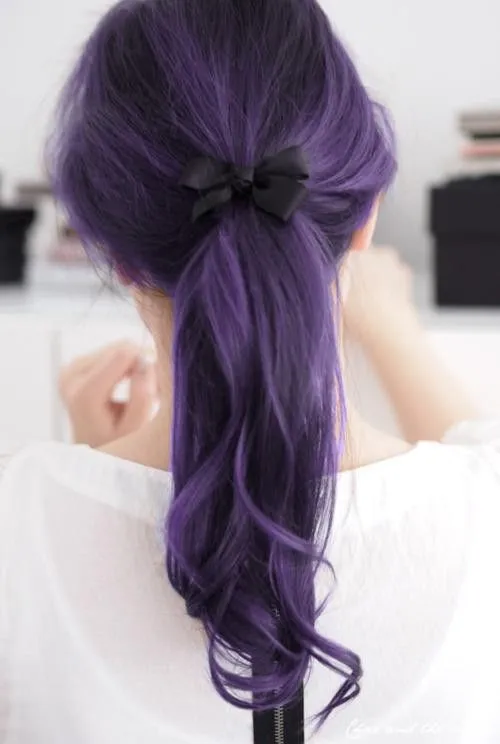 El baul de marcela: cabello:MORADO/LILA!!