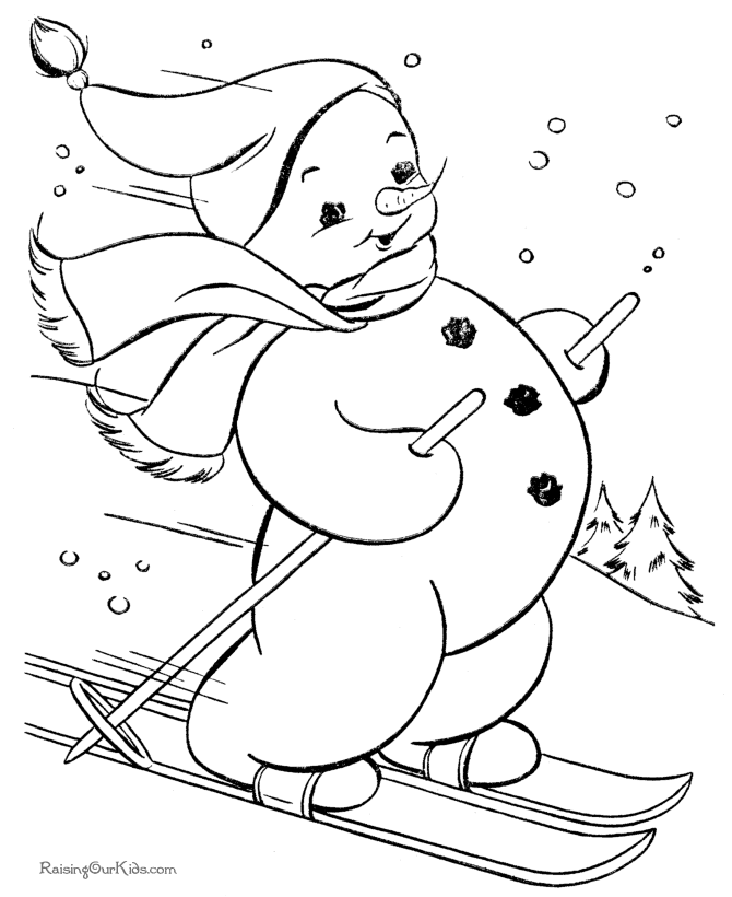 BAÚL DE NAVIDAD: Colorear tiernos Muñecos de Nieve BAÚL DE NAVIDAD: Colorear tiernos Muñecos de Nieve